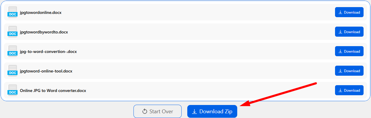 download all converted files